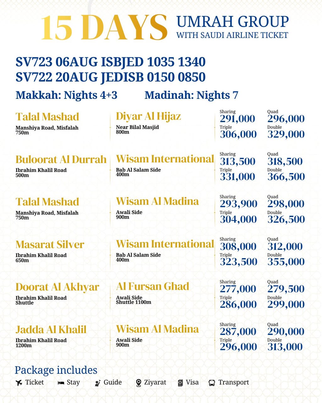 umrah packages 2026